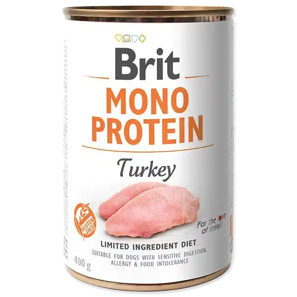 Brit Mono Protein Pavo Lata Para Perros