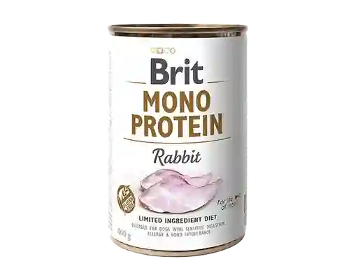 Brit Mono Protein Conejo Lata Para Perros