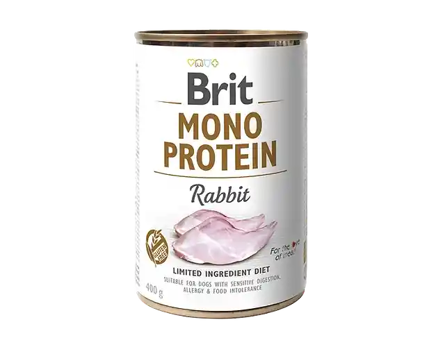 Brit Mono Protein Conejo Lata Para Perros