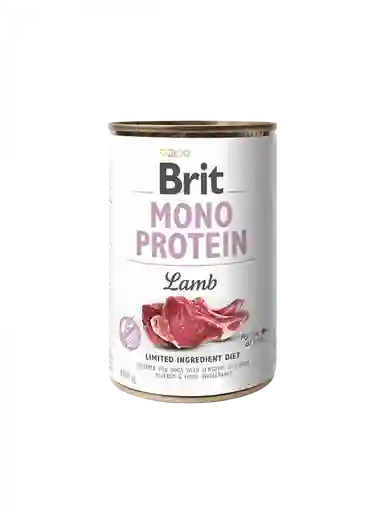 Brit Mono Protein Cordero Lata Para Perros