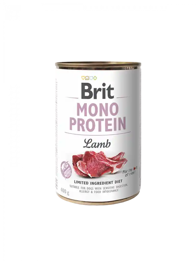 Brit Mono Protein Cordero Lata Para Perros