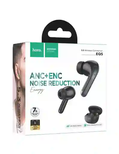 Audifonos Hoco Eq5 Bluetooth Tws Cancelacion De Ruido