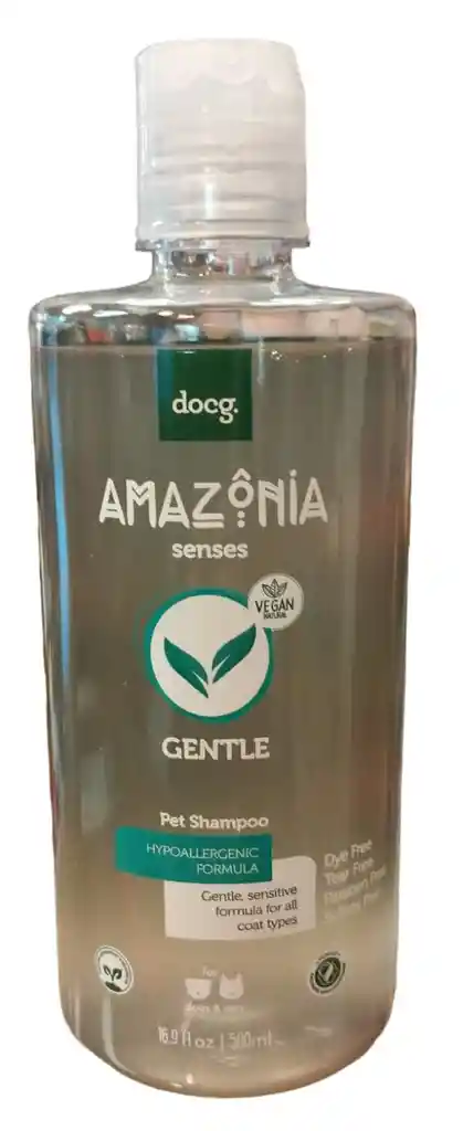 Amazonia - Gentle Shampoo Hipoalergenico Para Perros Y Gatos 500ml