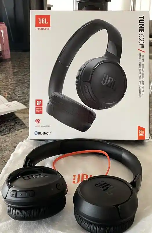 Audífonos Jbl Tune 520bt Bluetooth Negro, Azul Y Blancos