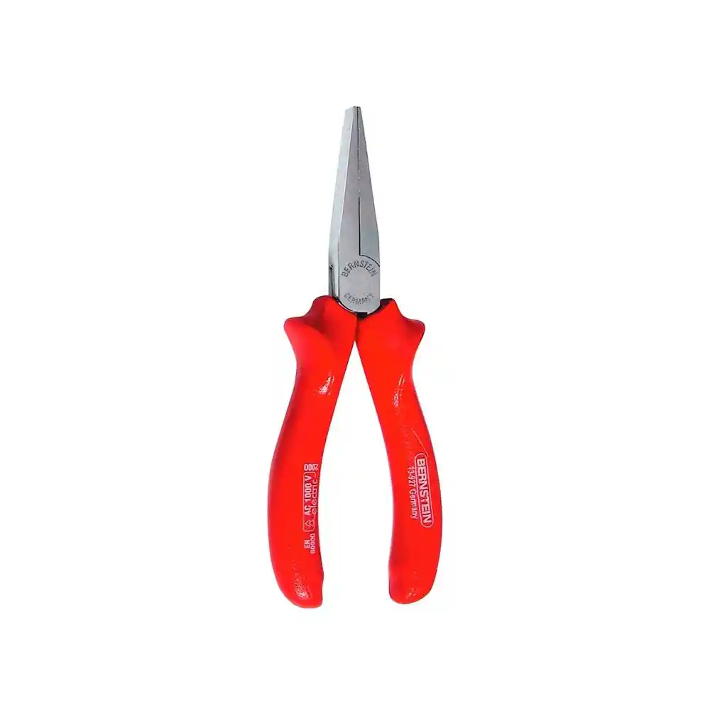 Alicate De Punta Plana Cromado Aislado