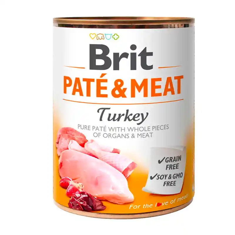 Brit Pate Y Meat Turkey 800 Gr