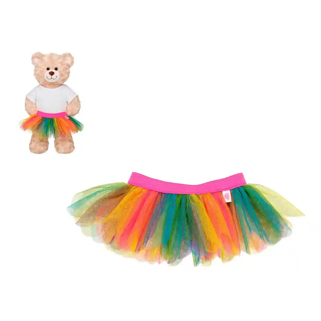 Tutu Arcoiris Brillo Build-a-bear