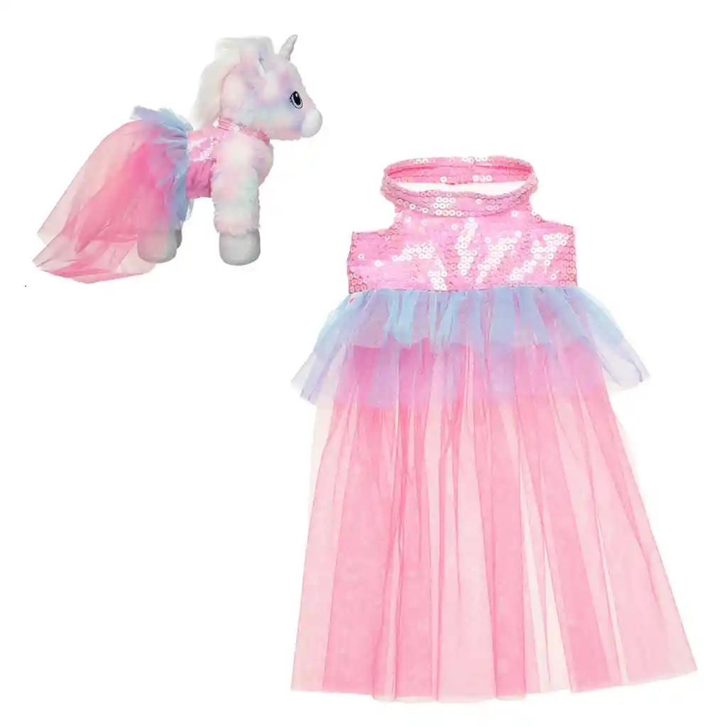 Vestido Unicornio Tul Build-a-bear