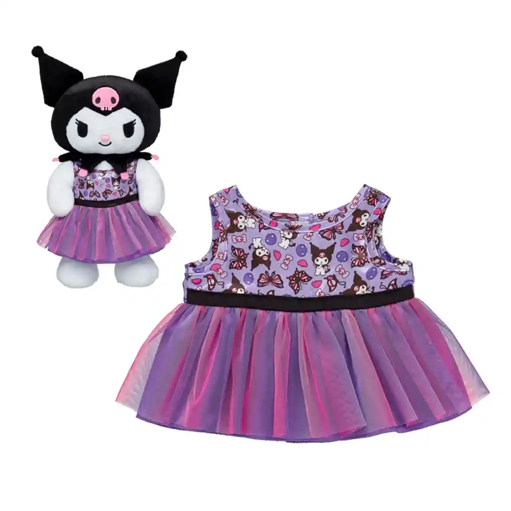 Vestido Kuromi Sanrio Build-a-bear