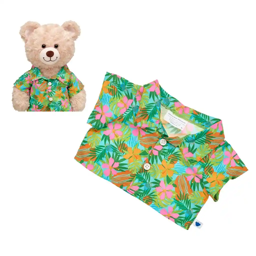 Camisa Tropical Build-a-bear