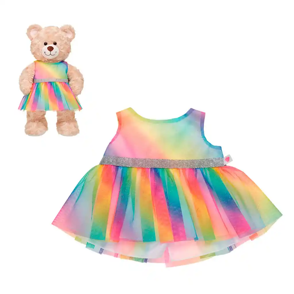 Vestido Arcoiris Build-a-bear