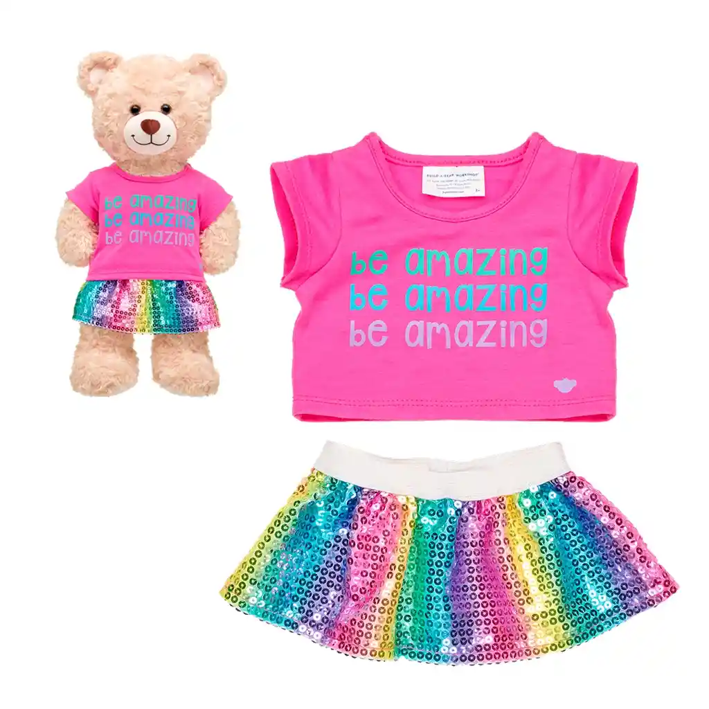 Set Falda + Polera De Amazing Build-a-bear