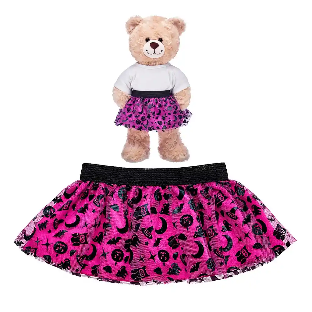 Tutu Morado Con Negro Halloween Build-a-bear