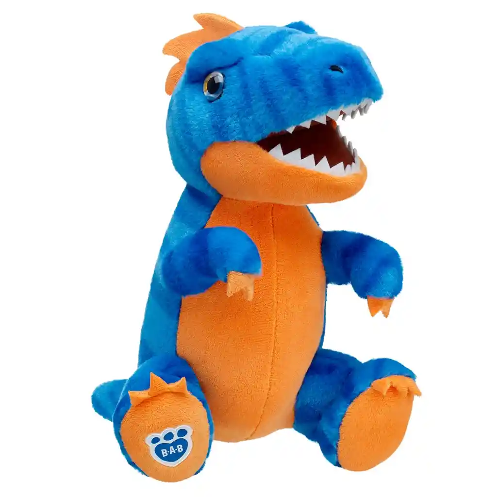 Peluche T-rex Azul/naranjo Build-a-bear