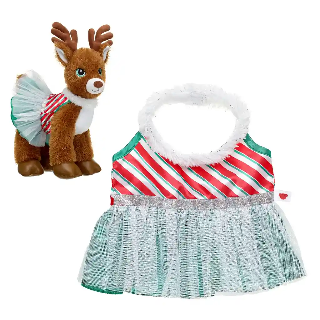 Vestido Navidad Con Piel Merry Mission Build-a-bear