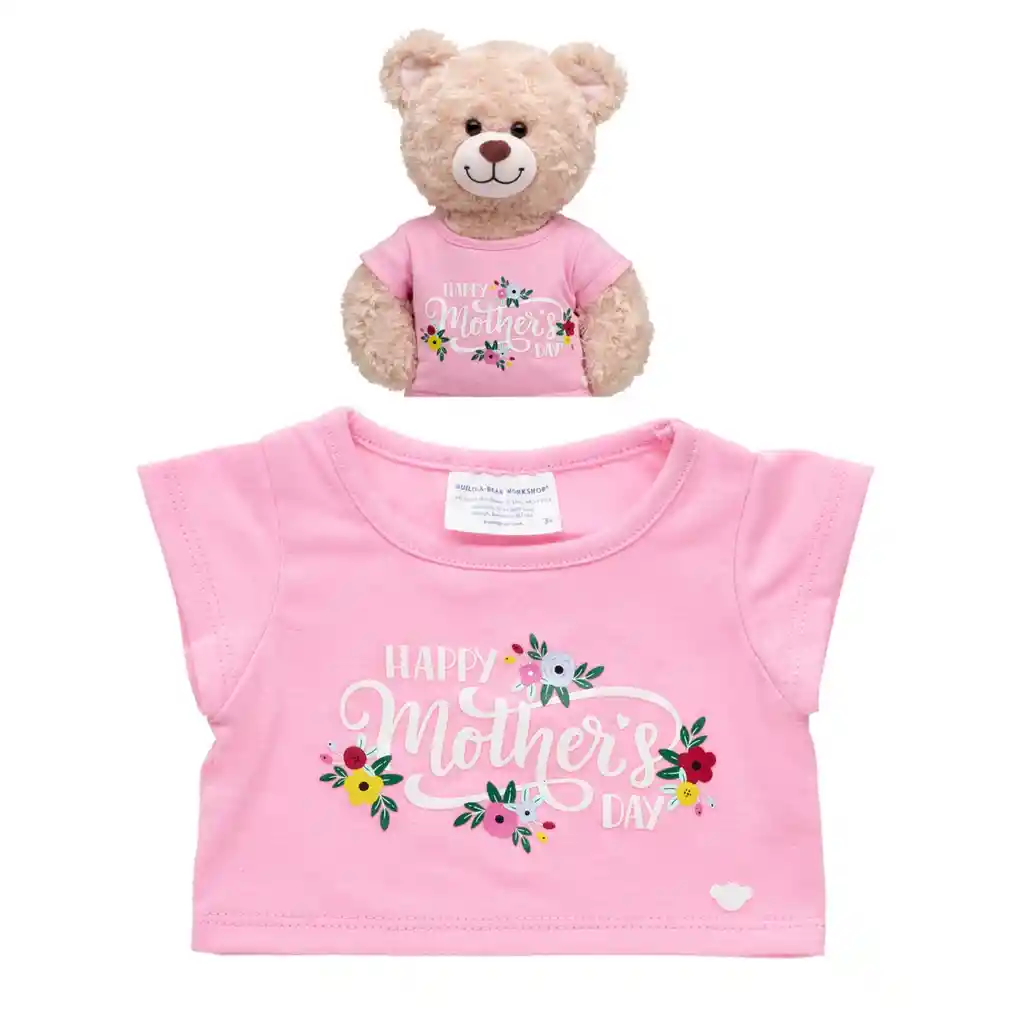 Polera Rosa Dia De La Madre Build-a-bear