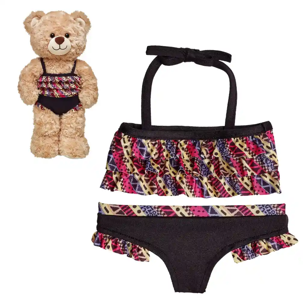 Bijini Negro Con Print Build-a-bear