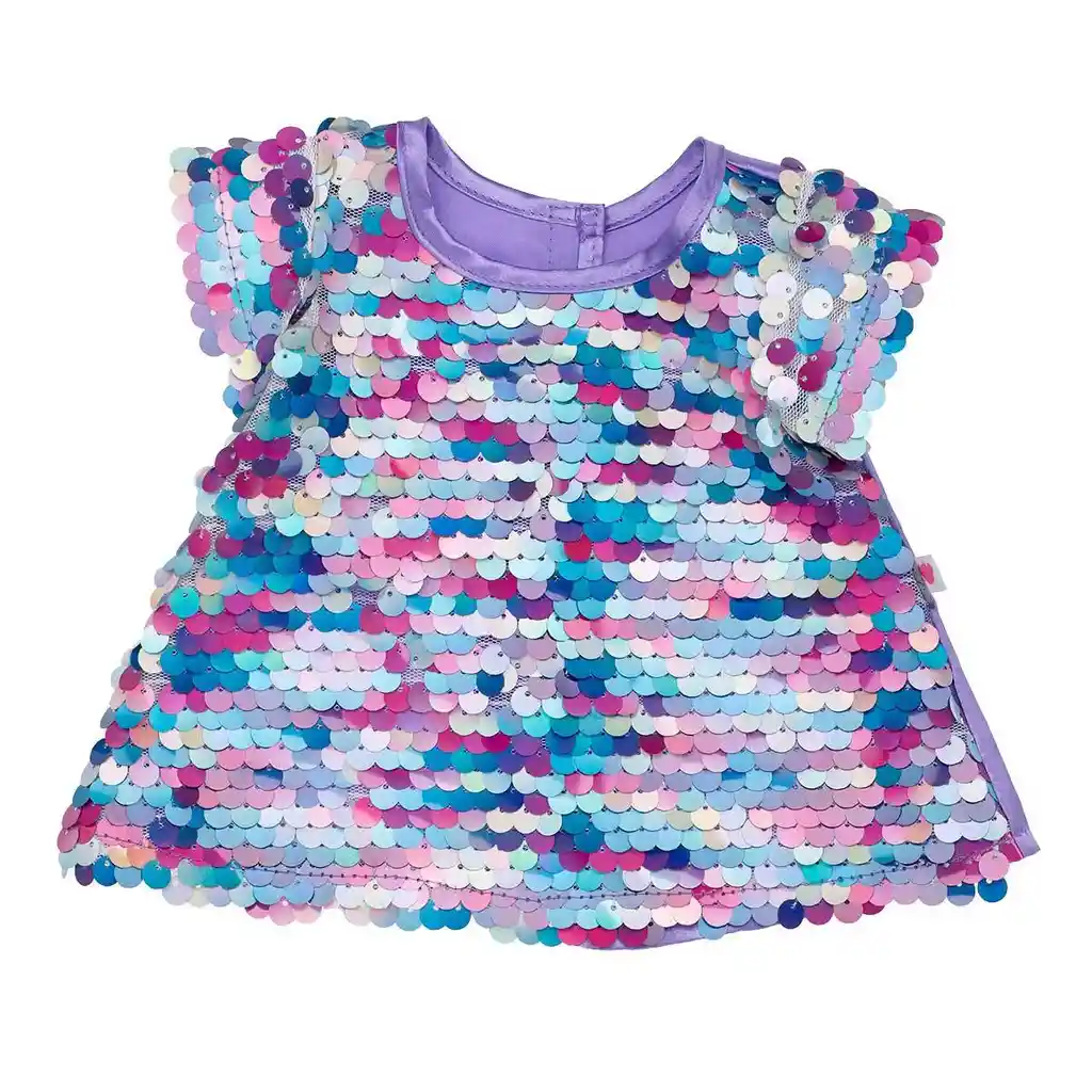 Vestido Lentejuelas Tornasol Honey Girls Build-a-bear