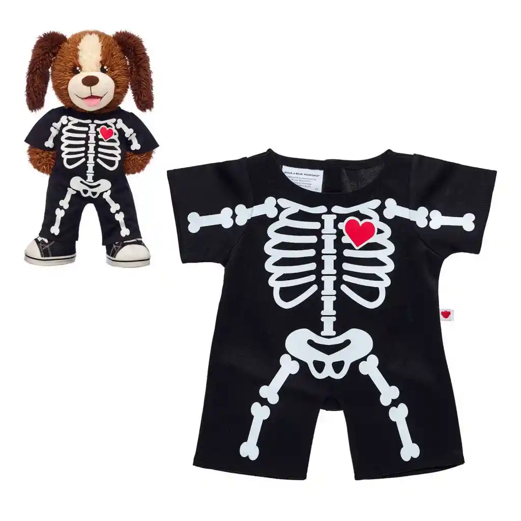 Traje Esqueleto Halloween Build-a-bear