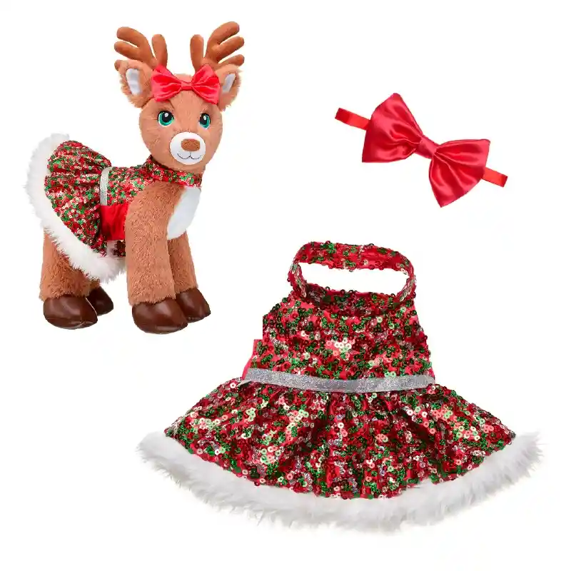 Vestido Lentejuelas Navidad Merry Mission Build-a-bear