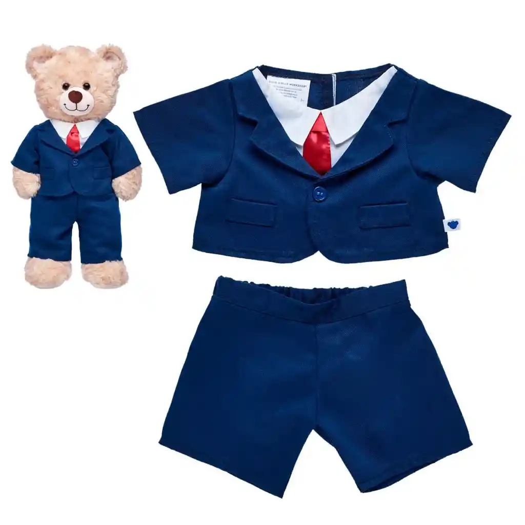 Traje Negocios Azul Build-a-bear