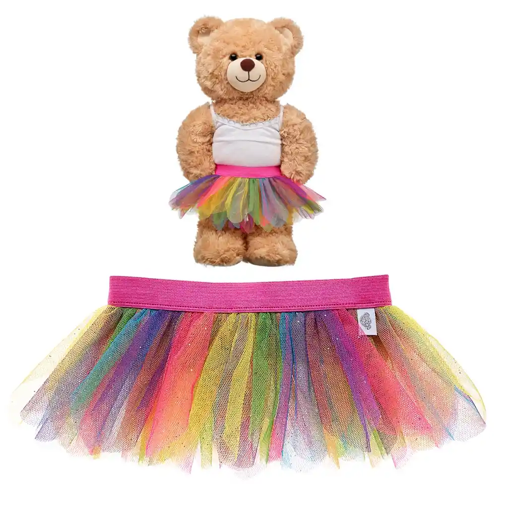 Tutu Arcoiris Brillo Build-a-bear