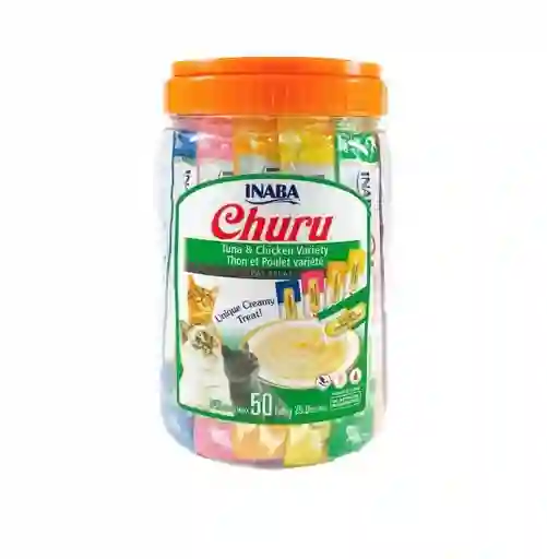 Churu Cat Varieties Atun Y Pollo 50 Unidades