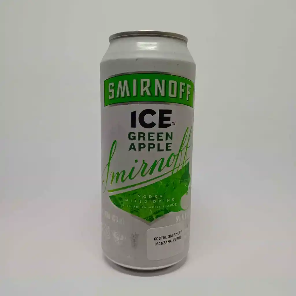 Vodka Ice Green Apple 473 Ml