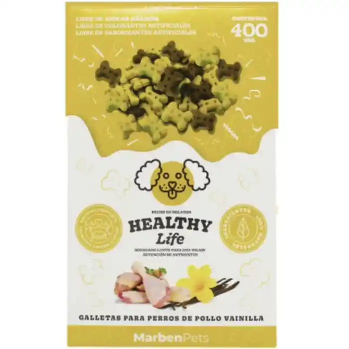 Healthy Life Puppy Pollo Vainilla 400 G