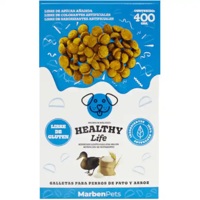 Healthy Life Hipoalergénico Pato Arroz 400 G