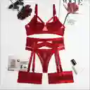 Conjunto Bralette Rojo – Talla M Y L