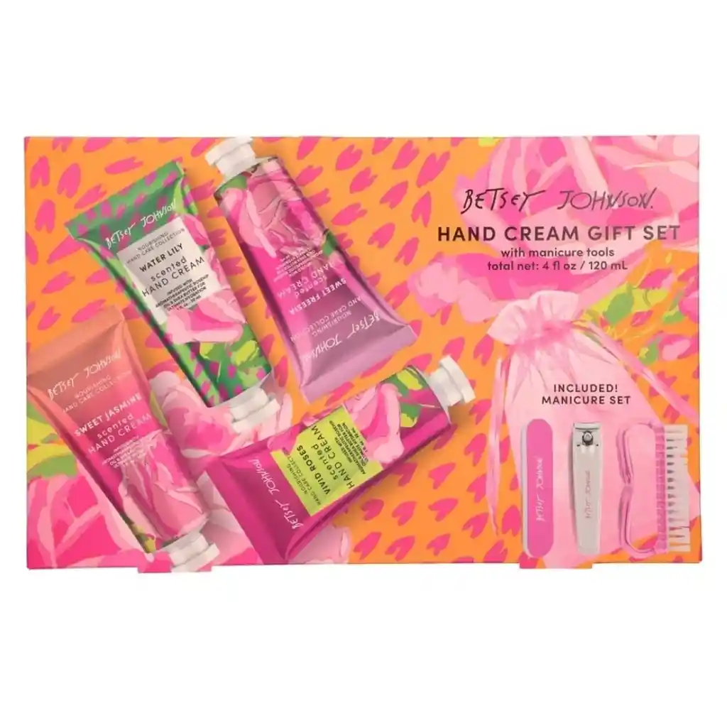 Betsey Johnson · Set De Manicure Betsey Johnson Cremas Para Manos Aromaterapéutico