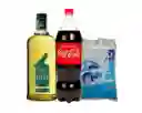 Pack Alto 1lt + Cocacola Zero 1.5lts + Hielo 2kg