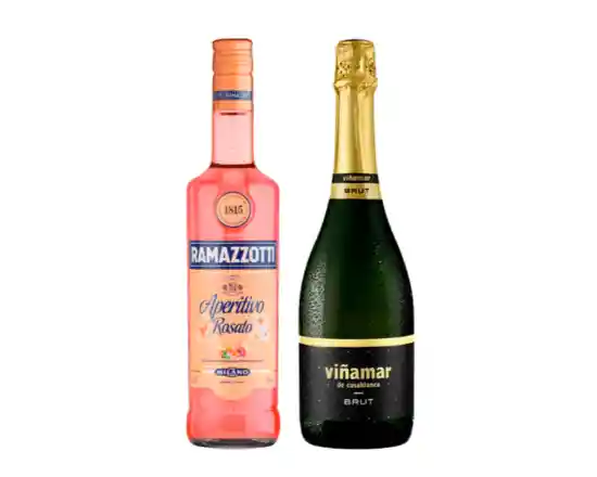 Pack Ramazzotti Rosato + Vinamar Brut