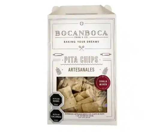 Bocanboca Pita Chips Cebolla Merken 200 Gr