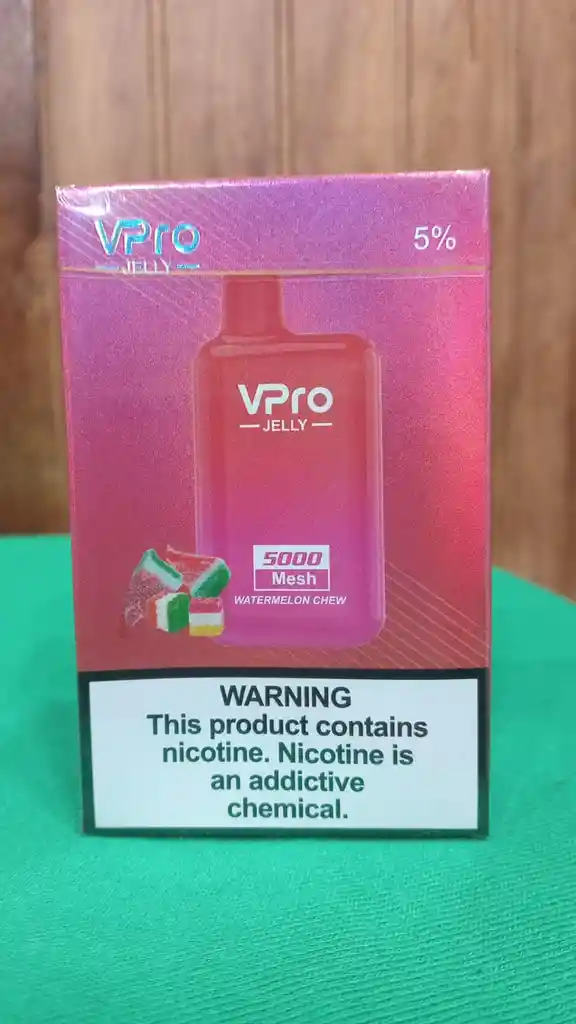 Vsporizador Vpro 5 % Nic Watermelon Chew 5000 Puff