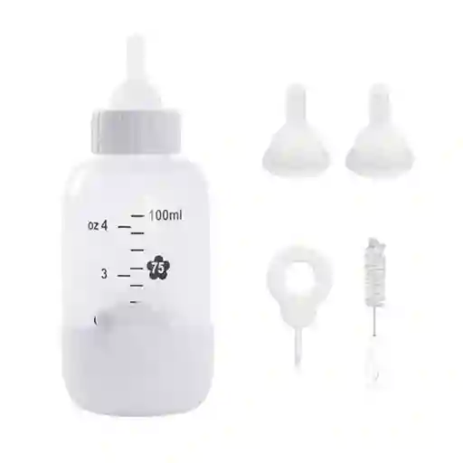 Kit De Mamadera Para Gatitos En Lactancia (100 Ml)