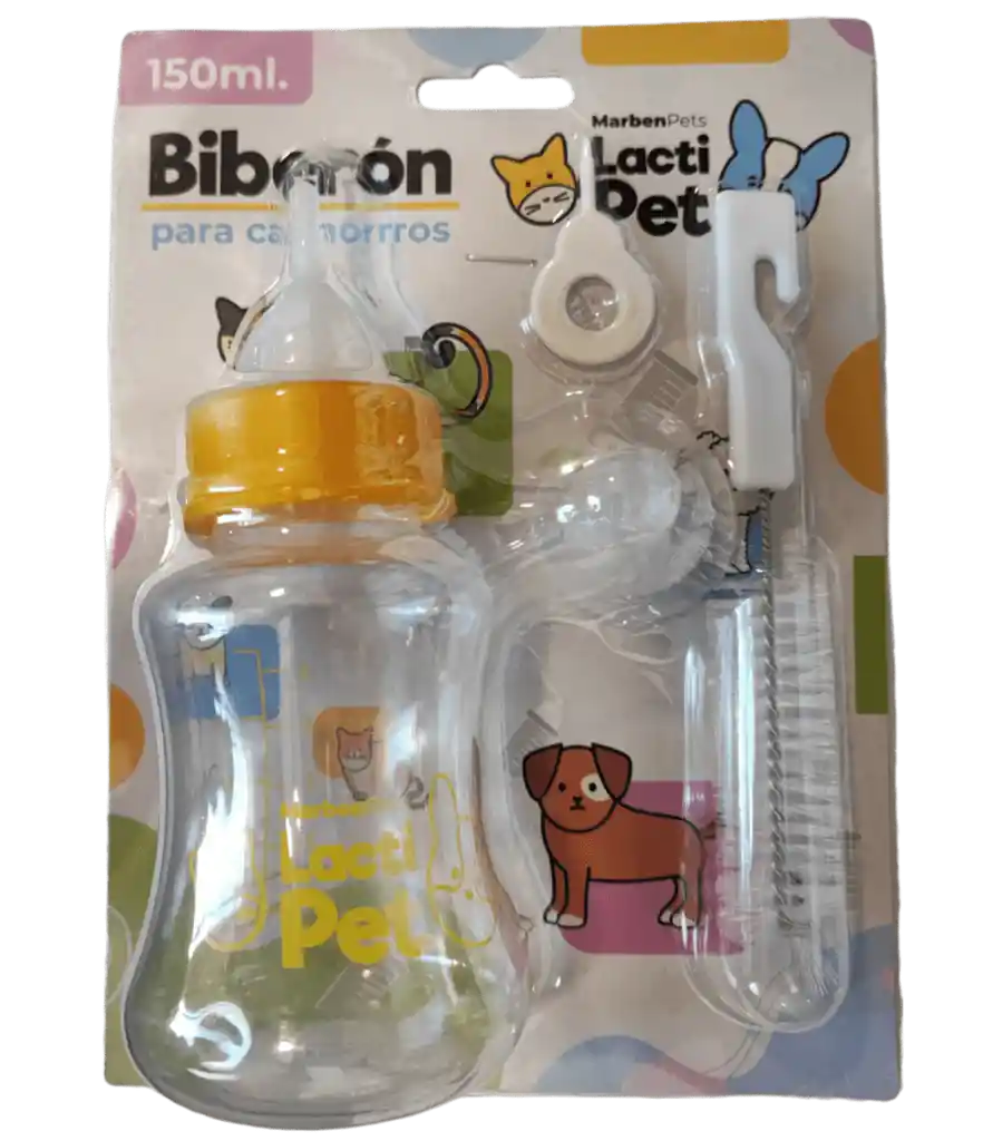 Marben Pets - Lacti Pet Set De Biberon Para Mascotas 150 Ml