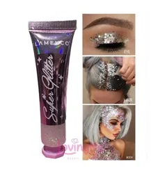 Glitter En Gel Para Cuerpo, Cabello Y Rostro