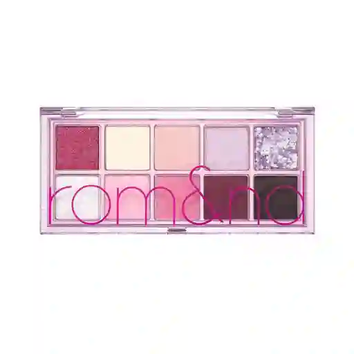 Paleta De Sombras Coreana Con 10 Tonos Rosa