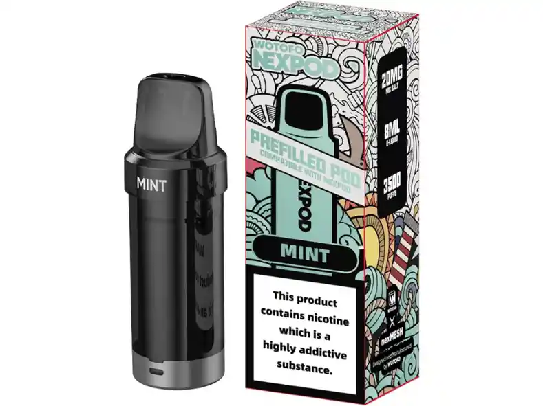 Nexpod Cigarro Electronico Recarga Wotofo Mint 5000 Puffs