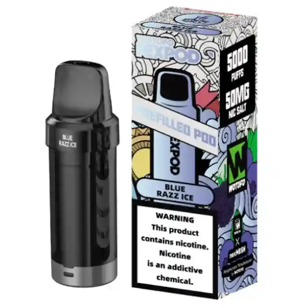 Nexpod Cigarro Electronico Recarga Wotofo Blue Ice 5000 Puffs