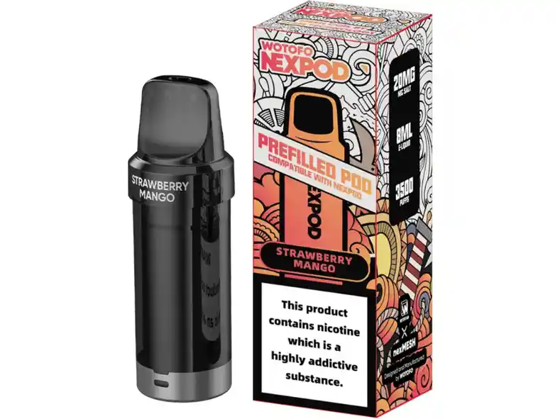 Nexpod Cigarro Electronico Recarga Wotofo Strawberry 5000 Puffs