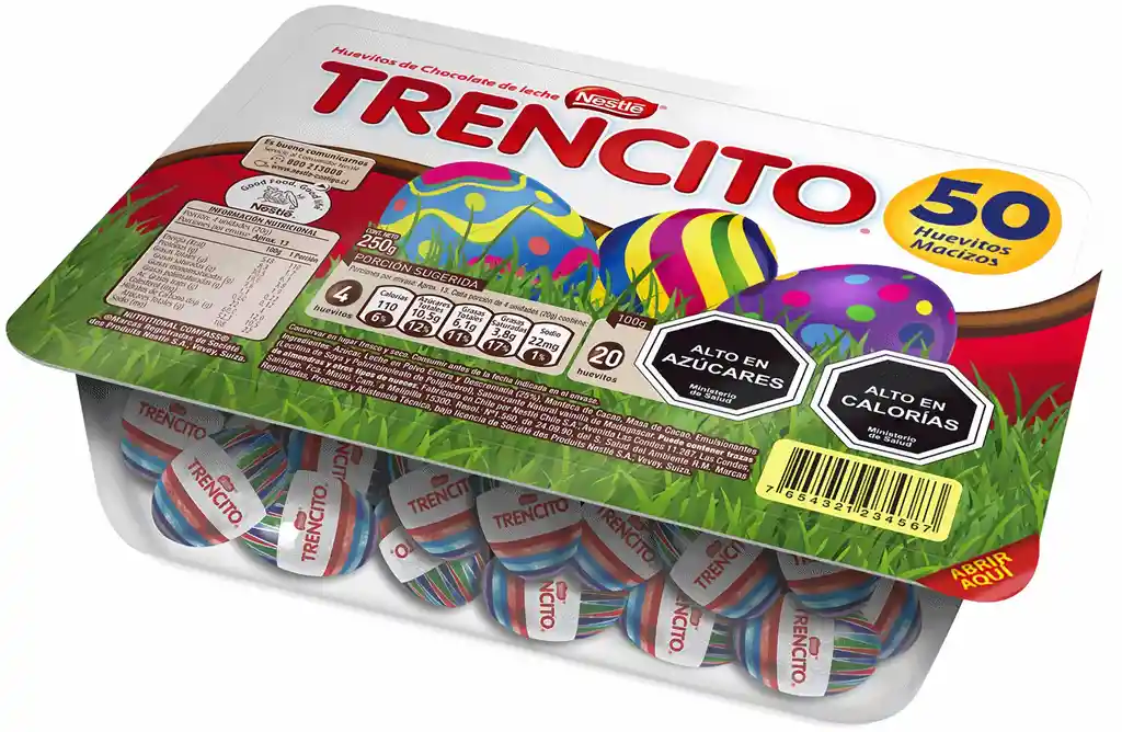 Trencito Chocolate ® Bandeja Huevitos