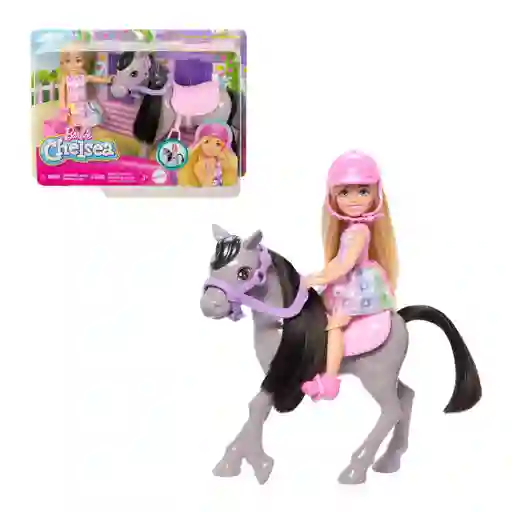 Barbie Set De Juego Chelsea Paseo En Pony