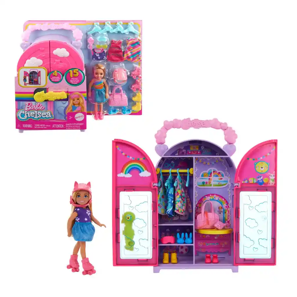 Barbie Set De Juego Clóset De Chelsea Para Niñas