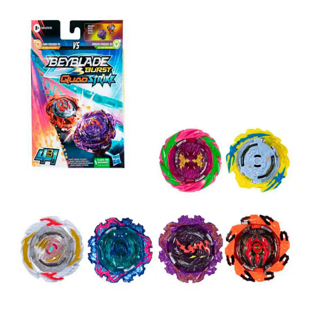 Beyblade Quadstrike Set Doble