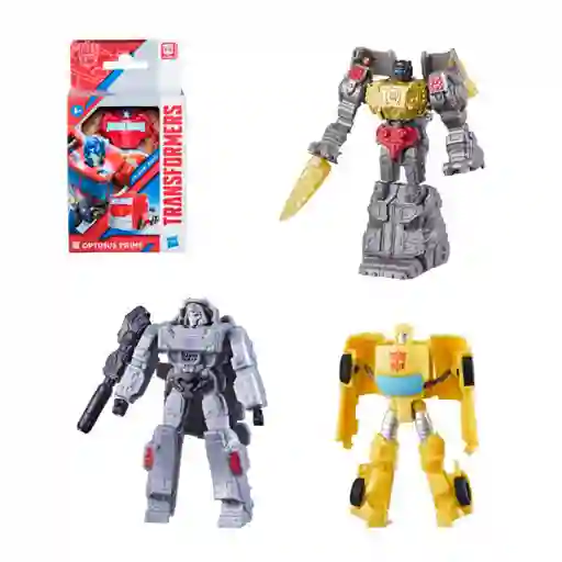 Transformers Authentics Bravo2- Optimus-bumblebee-megatron-grimlock