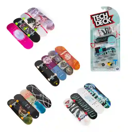 Tech Deck Pack De 4