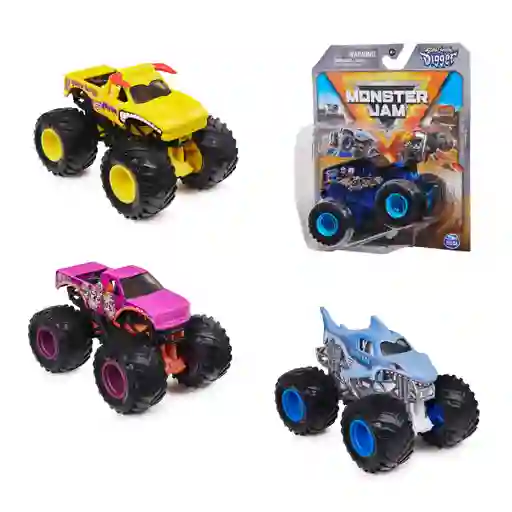 Monster Jam Vehículo Metálico 1:64